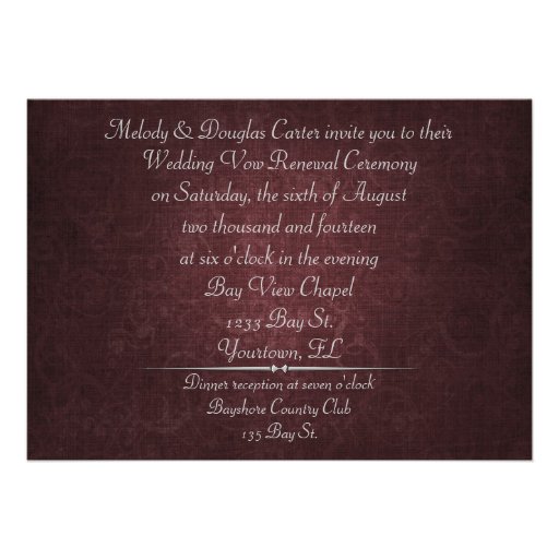 Love Story Book- Wedding Vow Renewal Cards