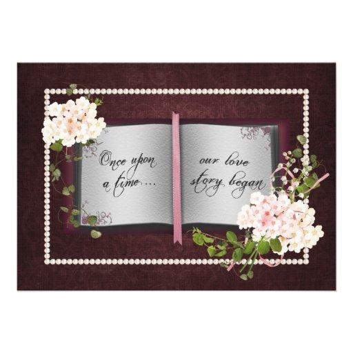 Love Story Book- Wedding Vow Renewal Cards