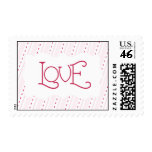 Love Stripe stamps