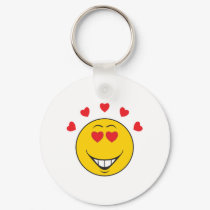 Love Struck  Smiley Face keychains