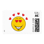 Love Struck  Smiley Face Postage