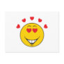Love Struck  Smiley Face Postcard