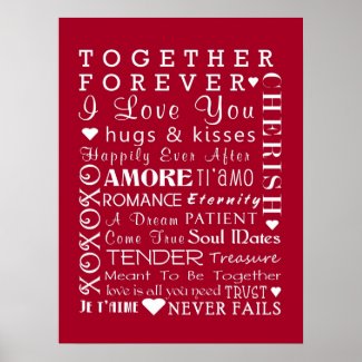 Love Subway Art print
