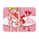 Love Sucks Cupid Anti-Valentine's Day Magnet