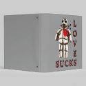 Love Sucks Gothic Art Binder