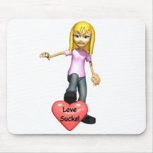 Love Sucks Mouse Pads