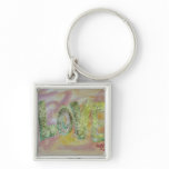 Love Summer Glow Artwork Word Painting Keychain