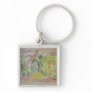 Love Summer Glow Artwork Word Painting Keychain