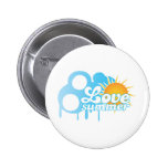 Love Summer Sunny Logo buttons