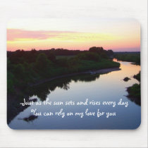 Love/Sunset Mousepad