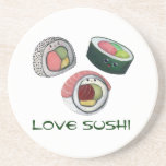 Love Sushi Drink Coaster