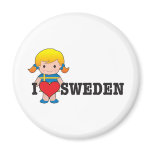 Love Sweden magnets