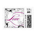 Love Swirls Postage Stamp
