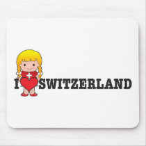 Love Switzerland Mouse Mat