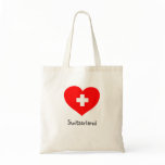 Love Switzerland tote bag