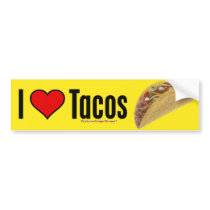 Love Tacos bumper stickers by bumper2bumper Love Tacos bumper stickers