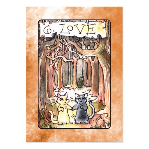 Love Tarot Card Business Card (front side)