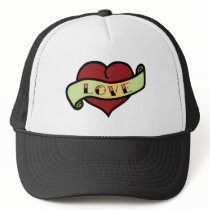 Love Tattoo Heart hats by toxiferousholidays Love Tattoo Heart hats