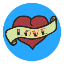Love Tattoo Heart stickers by toxiferousholidays Love Tattoo Heart stickers