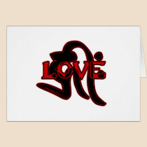 Love Tendai Buddhist Style cards