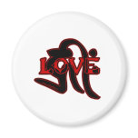 Love Tendai Buddhist Style Fridge Magnet