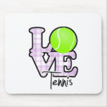 Love Tennis Mouse Pads