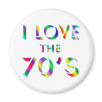 Love the 70's refrigerator magnet