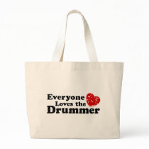 Love The Drummer Canvas Bag