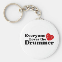 Love The Drummer Keychains
