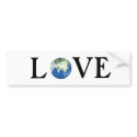 LOVE THE EARTH bumper stickers by celtxian LOVE THE EARTH bumper stickers