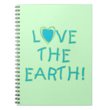Love the Earth Environmental Spiral Notebooks