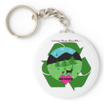 Love The Earth Keychain