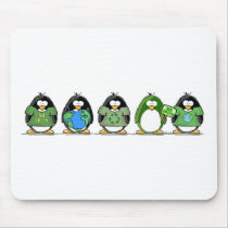 Love the earth penguins mousepads