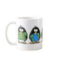 Love the earth penguins mug