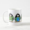 Love the earth penguins mug