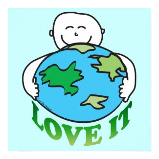 Love the Earth Poster print