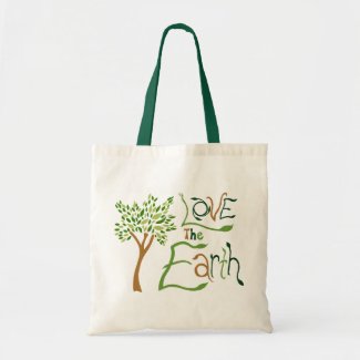 Love the Earth Reusable Tote Bag bag