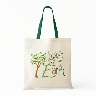 Love the Earth Reusable Tote Bag bag