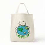 Love the Earth Tees and Gifts Canvas Bag