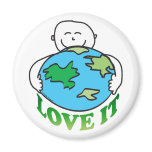 Love the Earth Tees and Gifts Fridge Magnets