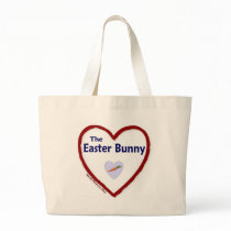 Love The Easter Bunny Tote Bags
