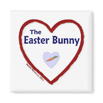 Love The Easter Bunny Refrigerator Magnet