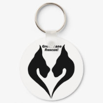 Love the Great Dane rescue! keychains