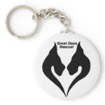 Love the Great Dane rescue! Key Chain