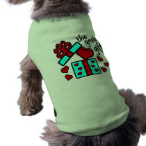 Love, The Greatest Gift With Gift Box And Hearts pet clothing