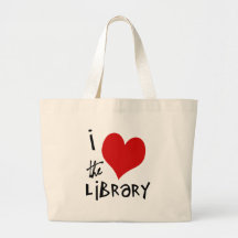 Love the Library Canvas Bags