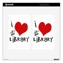 Love the Library Skins For Kindle Fire