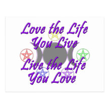Love the Life You Live Postcards