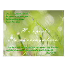 ...love the LORD thy God, and that thou mayest obe Post Cards