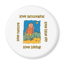 Love The Outdoors Refrigerator Magnets
